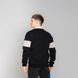 Джемпер Pobedov Dual з коміром Чорно-молочний, S BLkf4244dhshs-2XL фото 3