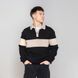 Джемпер Pobedov Dual з коміром Чорно-молочний, S BLkf4244dhshs-2XL фото 2