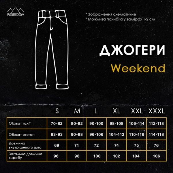 Джогери Pobedov Weekend Сірий, L PNjo2894an фото