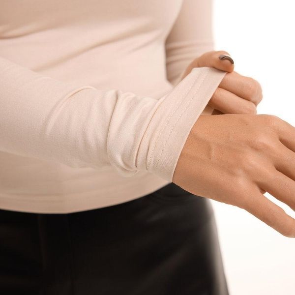 Лонгслів Pobedov Essence жіночий Молочний, S BLlgg3180dge-L фото