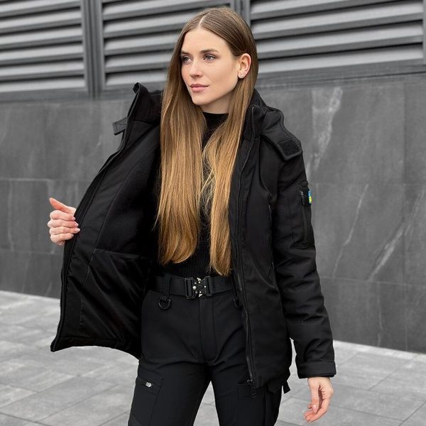 Куртка Pobedov Motive ЗИМА B2 Жіноча Чорний, S OWku3064kh фото