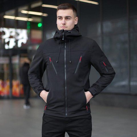 Куртка Pobedov Korol' Lev Чорний, S OWku11badb фото