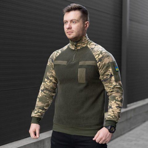 Толстовка тактична Freedom військова з липучками Хакі-камуфляж, L BLto1405khkm фото